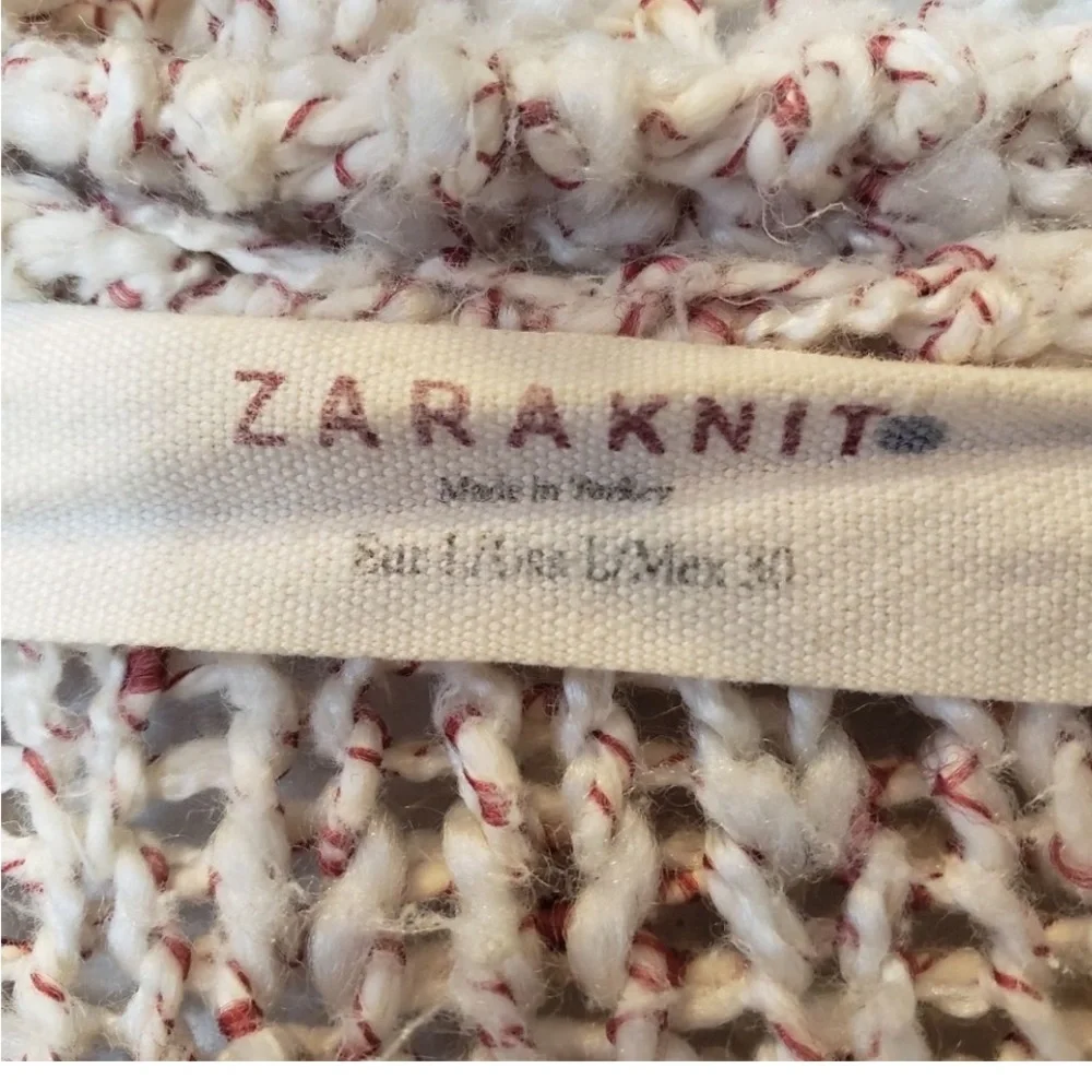 Zara fringe cardigan Sz L - Picture 4 of 6